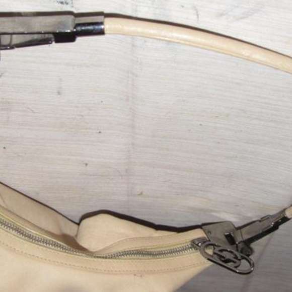 GUCCI Vintage Ivory Leather Hobo Bag - Picture 5 of 8